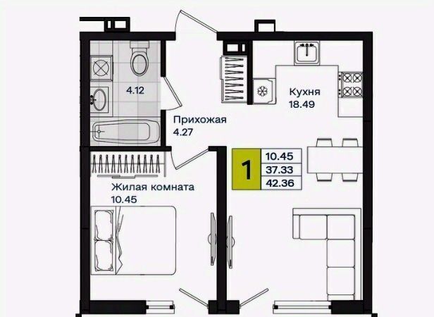 п Березовый р-н Прикубанский ЖК «Молодежный-2» фото
