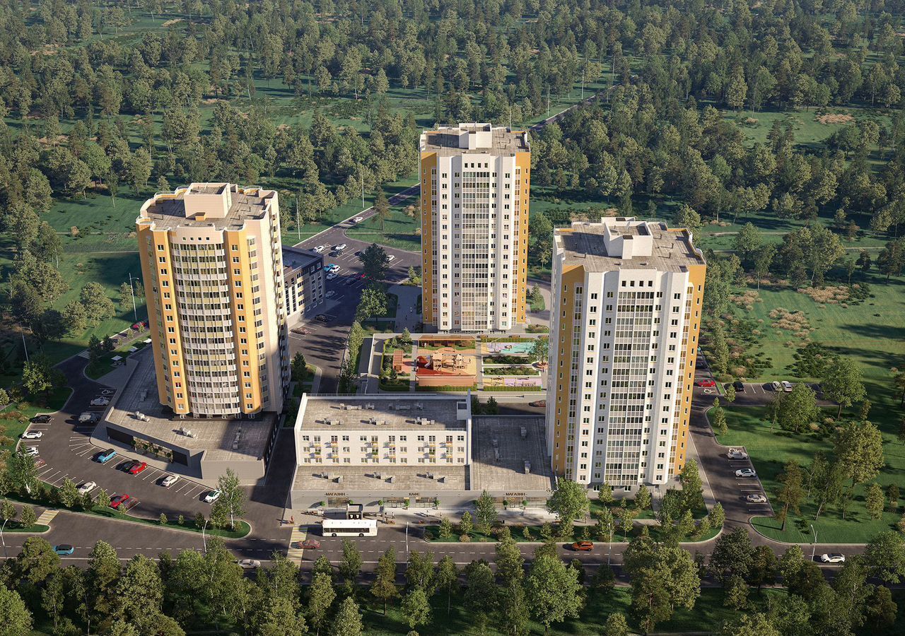 квартира г Тверь р-н Московский проезд Зеленый 14 ЖК «Урбан-парк» фото 4