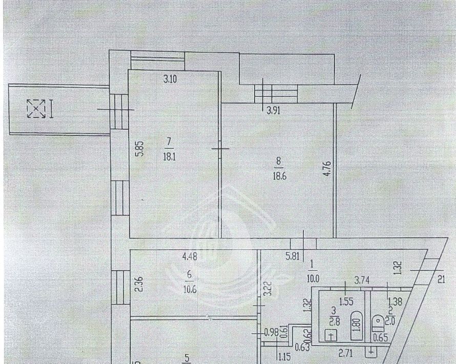 квартира г Барнаул р-н Индустриальный ул Малахова 111 фото 2