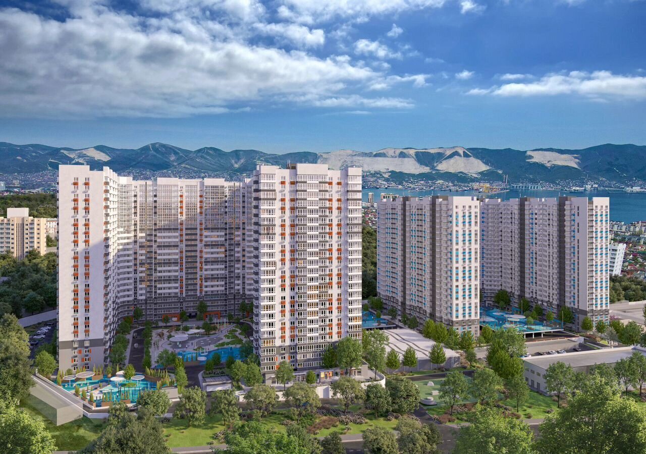 квартира г Новороссийск р-н Центральный ул Куникова 1 блок-секции 1-5 фото 8
