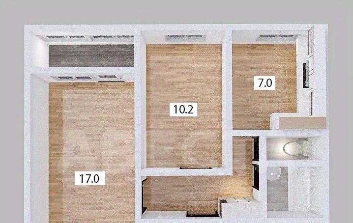 квартира г Омск р-н Ленинский ул Сулеймана Стальского 9 Ленинский АО фото 3