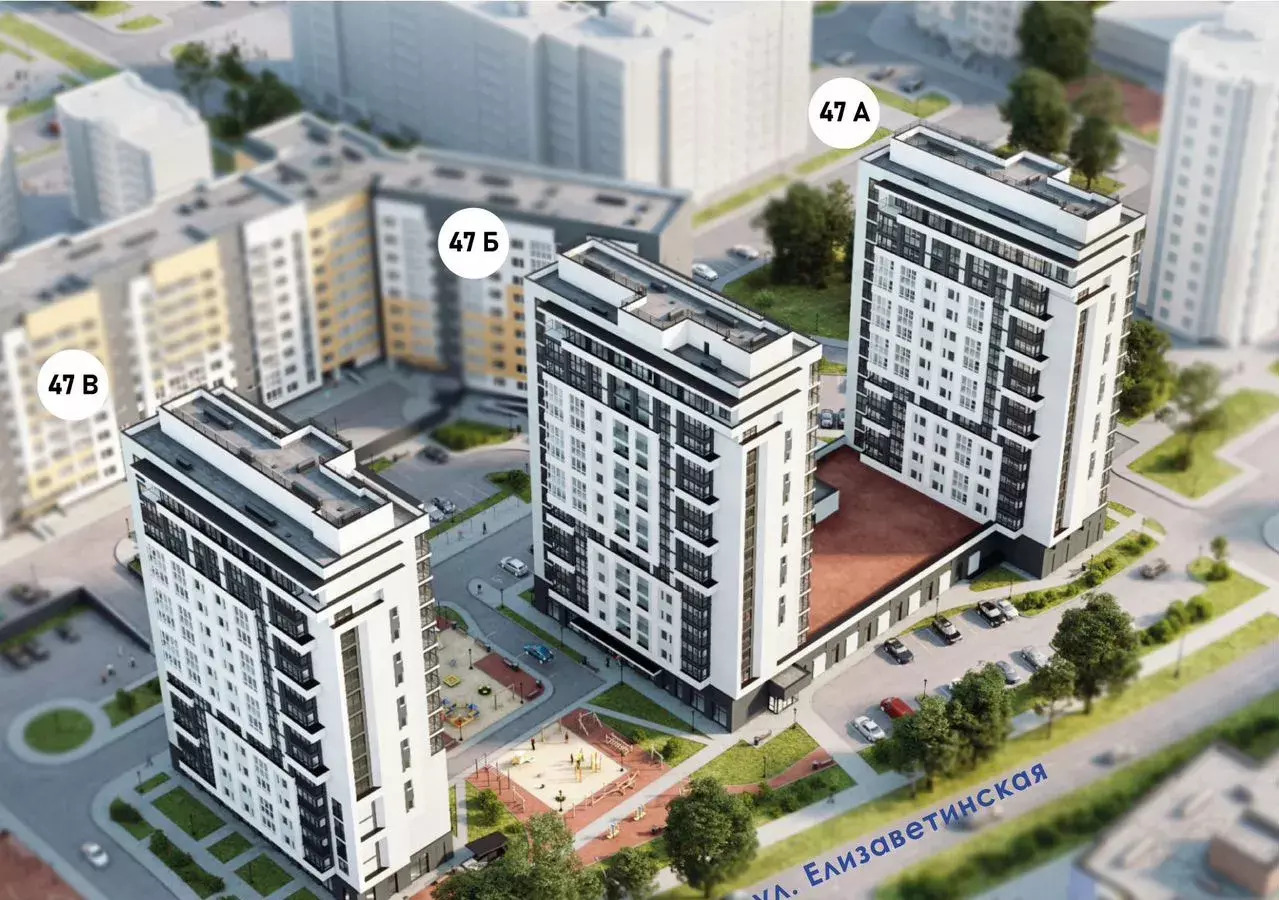квартира г Калининград р-н Ленинградский ул Елизаветинская 47 фото 2