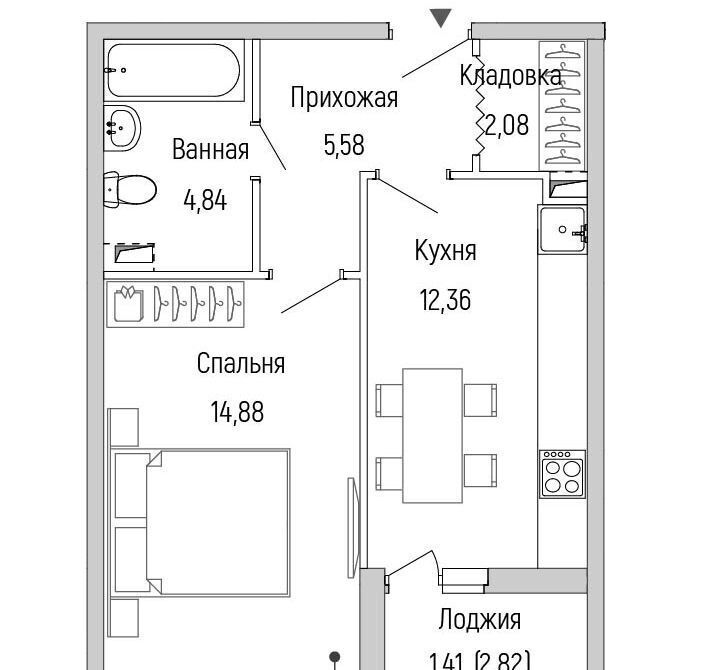 квартира г Красногорск Павшино Рига Хиллс жилой комплекс, к 1 фото 1
