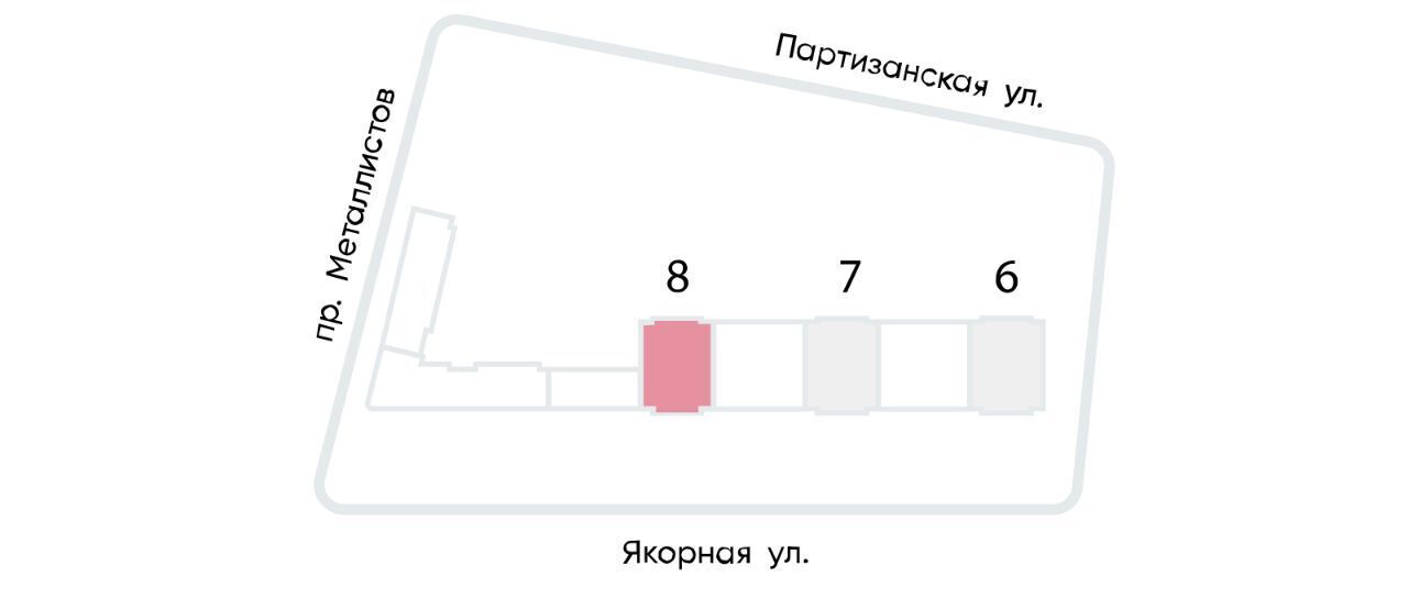 квартира г Санкт-Петербург метро Ладожская ЖК «ЛСР. Большая Охта» округ Большая Охта фото 3
