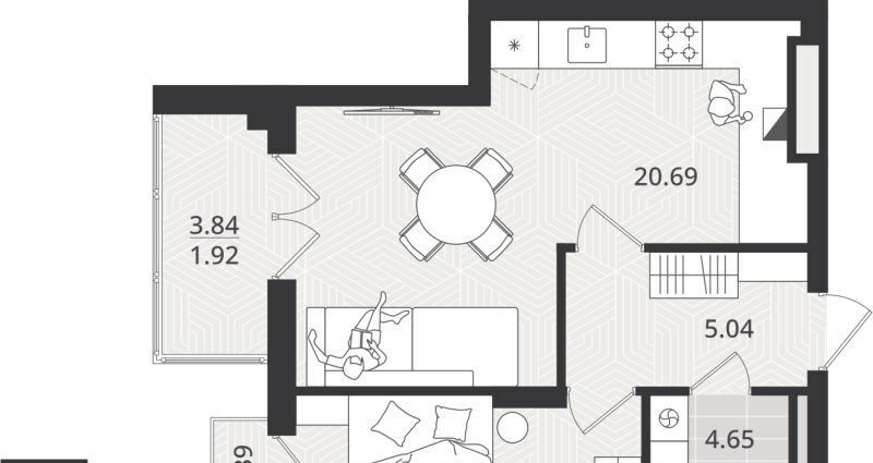 квартира г Калининград р-н Центральный ул Ломоносова 52 фото 1