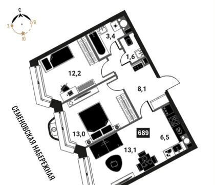 метро Электрозаводская Бауманка наб Семеновская 13а вл. 3 фото
