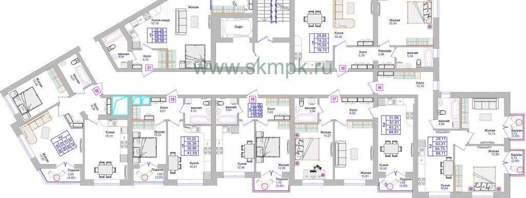 квартира р-н Светлогорский г Светлогорск пр-кт Калининградский 70е фото 1