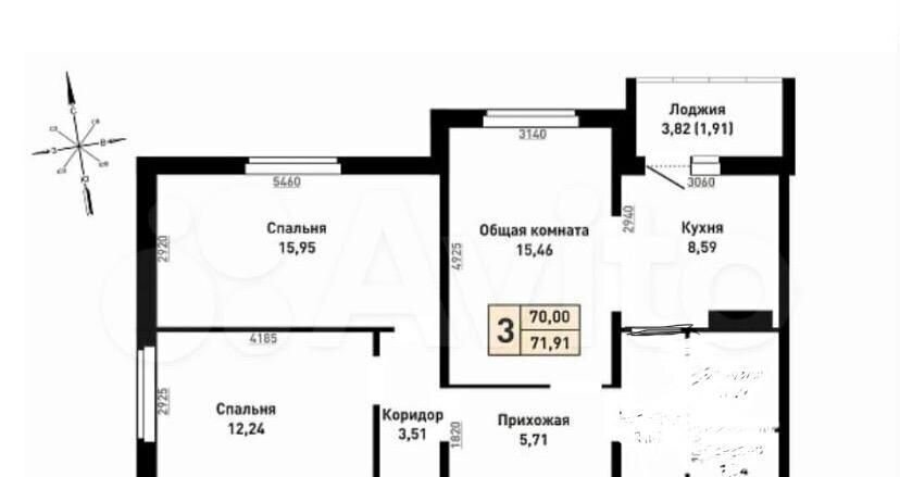 квартира г Барнаул р-н Индустриальный ул Энтузиастов 63 ЖК «Пломбир» фото 2