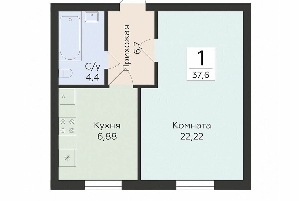 квартира г Самара р-н Советский Победа ул Победы 14а ЖК «Победа» фото 1