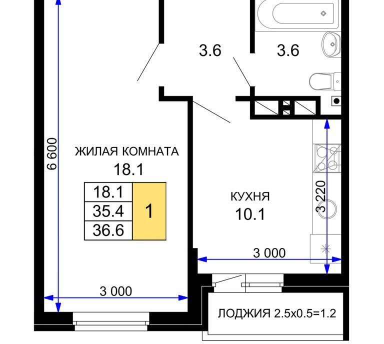 квартира г Краснодар р-н Прикубанский ЖК «Дыхание» фото 1