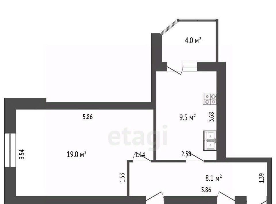 квартира г Батайск ул Индустриальная 1б фото 2
