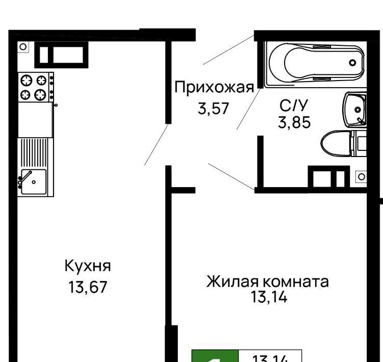 квартира г Майкоп ул 9 Мая 14а фото 1