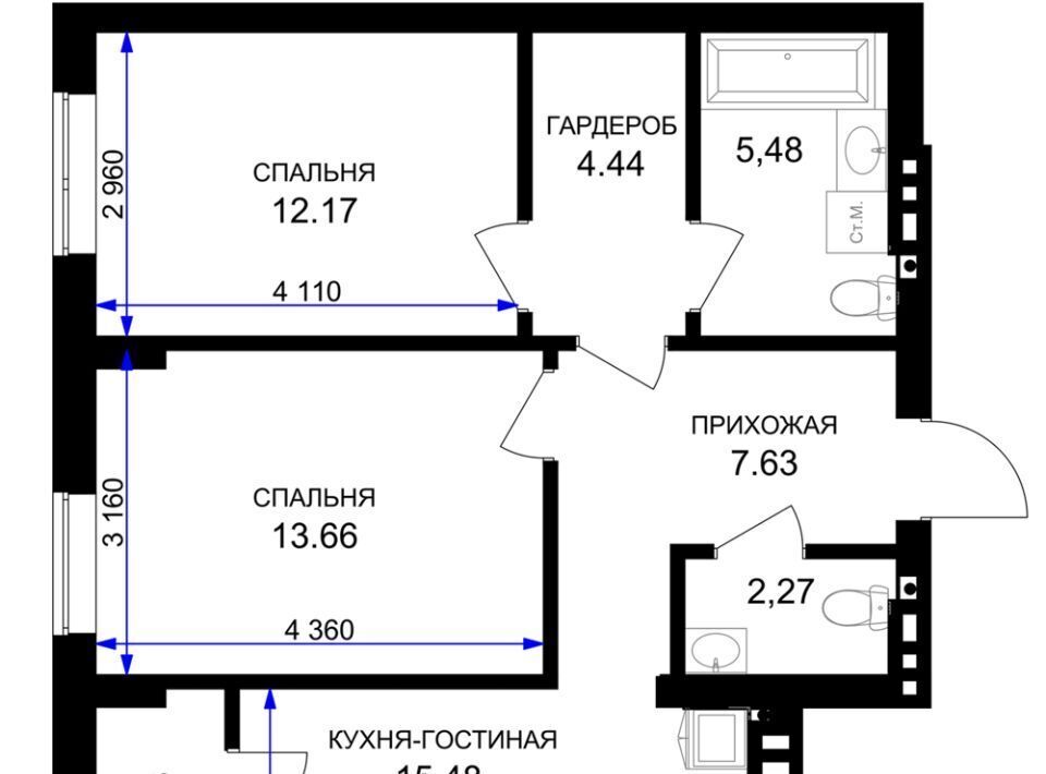 квартира р-н Гурьевский г Гурьевск ЖК «Включи» фото 1