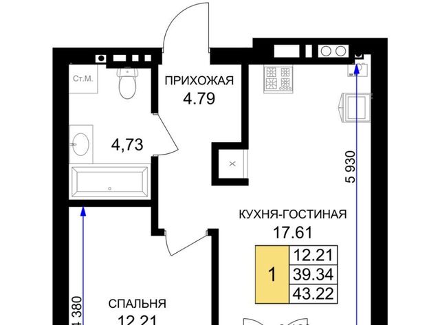 квартира ЖК «Включи» фото