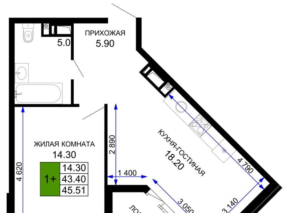 квартира г Краснодар р-н Прикубанский 2-я площадка ул Ветеранов 85к/5 ЖК «Сегодня» фото 1