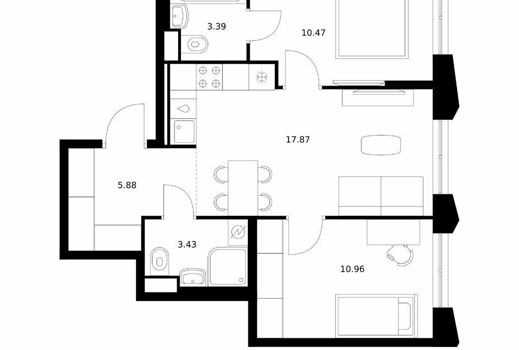квартира г Улан-Удэ ул Советская 6/2 фото 1