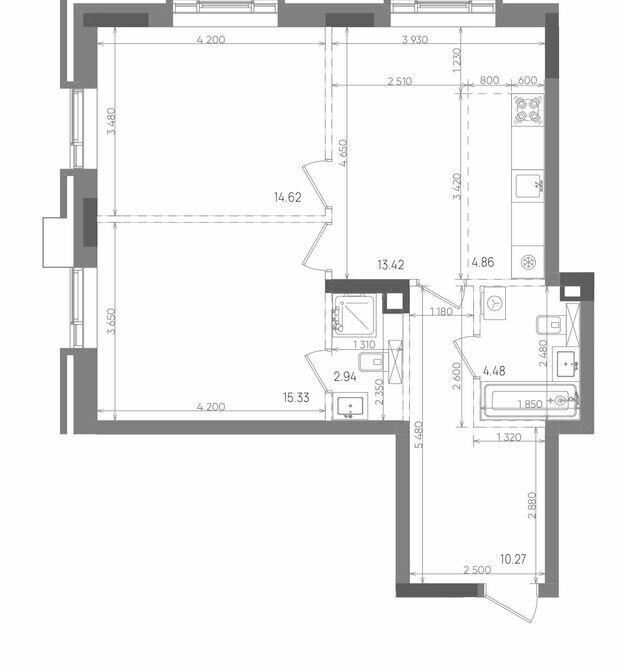 квартира г Казань р-н Советский Суконная слобода ЖК «Вознесенский квартал» фото 1