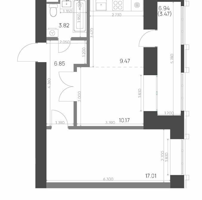 квартира р-н Нижнекамский г Нижнекамск 15-й микрорайон ЖК Калина фото 1