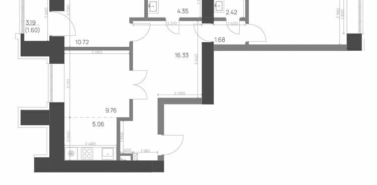 квартира р-н Нижнекамский г Нижнекамск 15-й микрорайон ЖК Калина фото 1