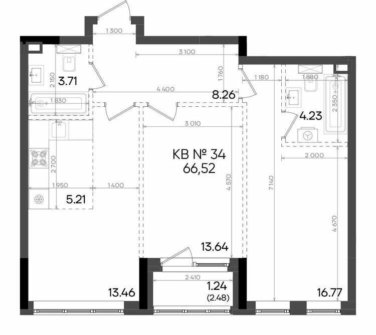 квартира г Казань метро Горки р-н Советский ул Аделя Кутуя 181ж фото 1
