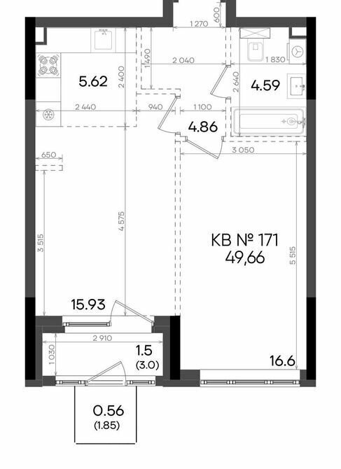 квартира г Казань метро Горки р-н мкр Родины ЖК Адали фото 1