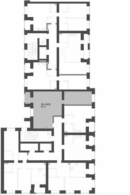 квартира р-н Нижнекамский г Нижнекамск 15-й микрорайон ЖК Калина фото 2