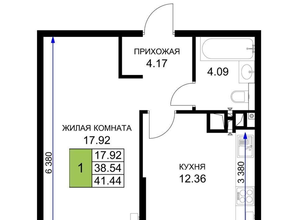 квартира г Краснодар р-н Центральный фото 1