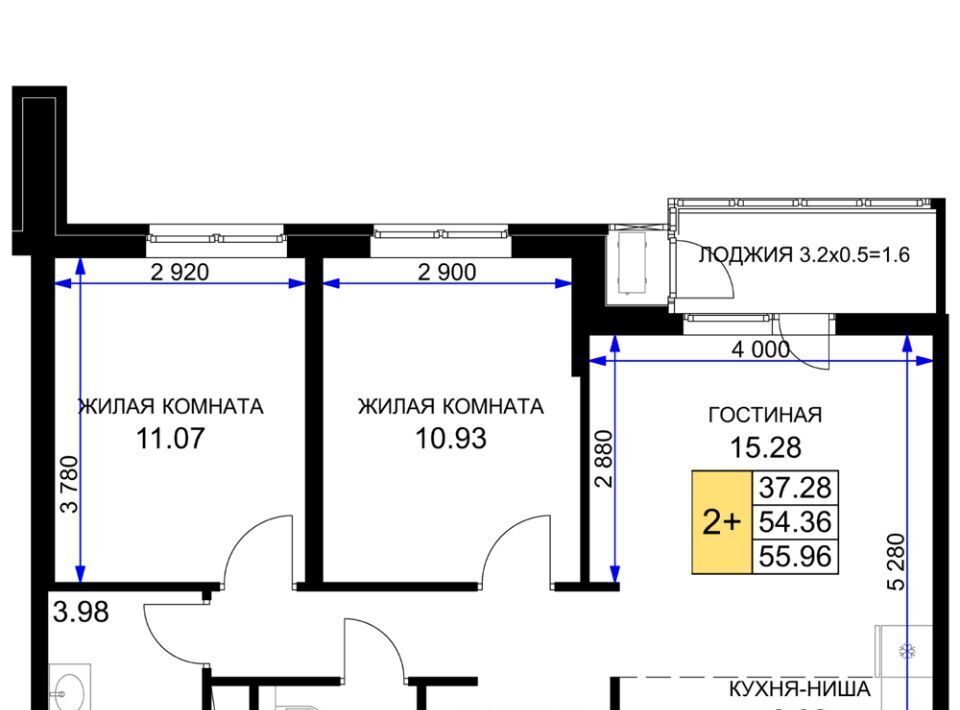 квартира г Краснодар р-н Центральный ЖК «Сегодня» фото 1
