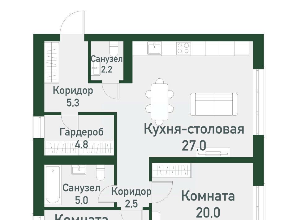 квартира г Челябинск Западный Привилегия мкр фото 1