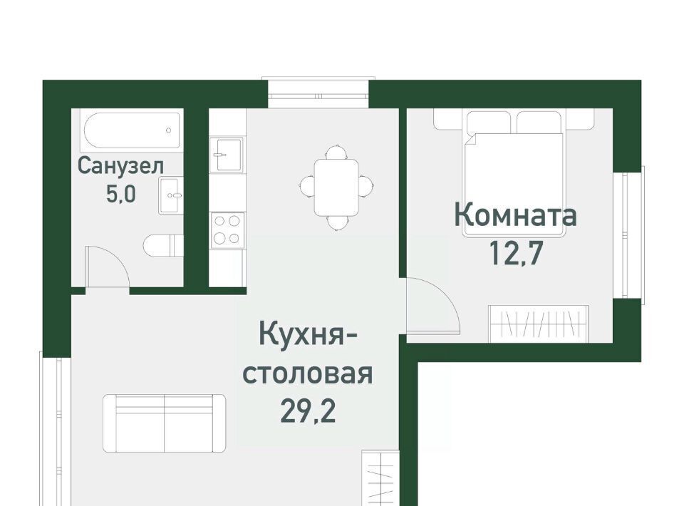 квартира г Челябинск Западный Привилегия мкр фото 1