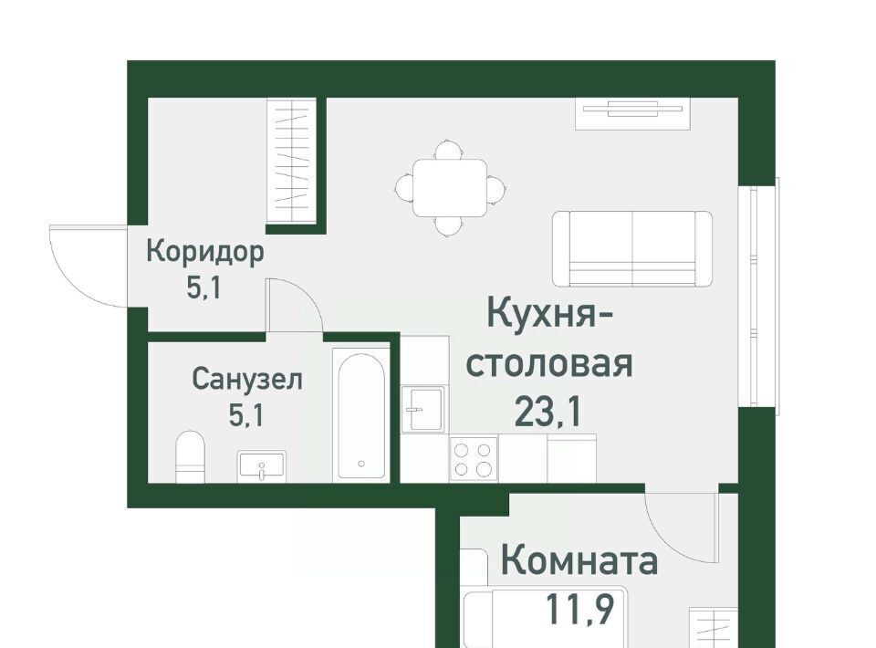 квартира г Челябинск Западный Привилегия мкр фото 1