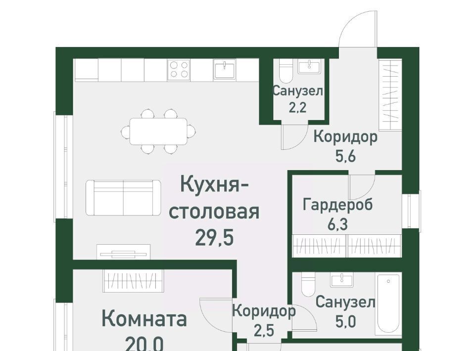 квартира г Челябинск Западный Привилегия мкр фото 1
