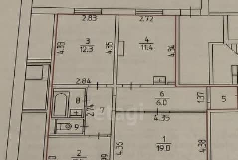 квартира г Пермь Лёвшино ул Кавказская 24б фото 7