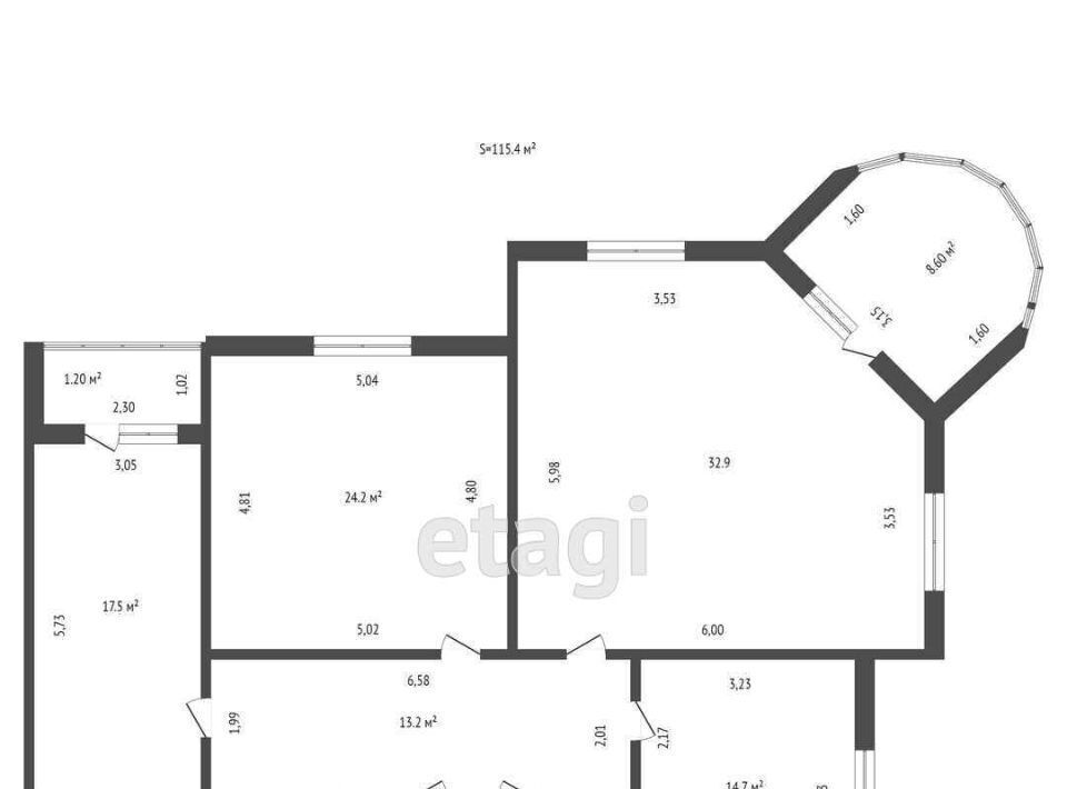 квартира г Тамбов р-н Октябрьский ул Рылеева 59ак/3 фото 2