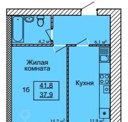 квартира г Тамбов ул имени С.И. Савостьянова 3 фото 1