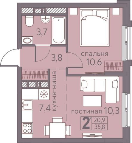 квартира р-н Мотовилихинский ул Серебристая 5 фото