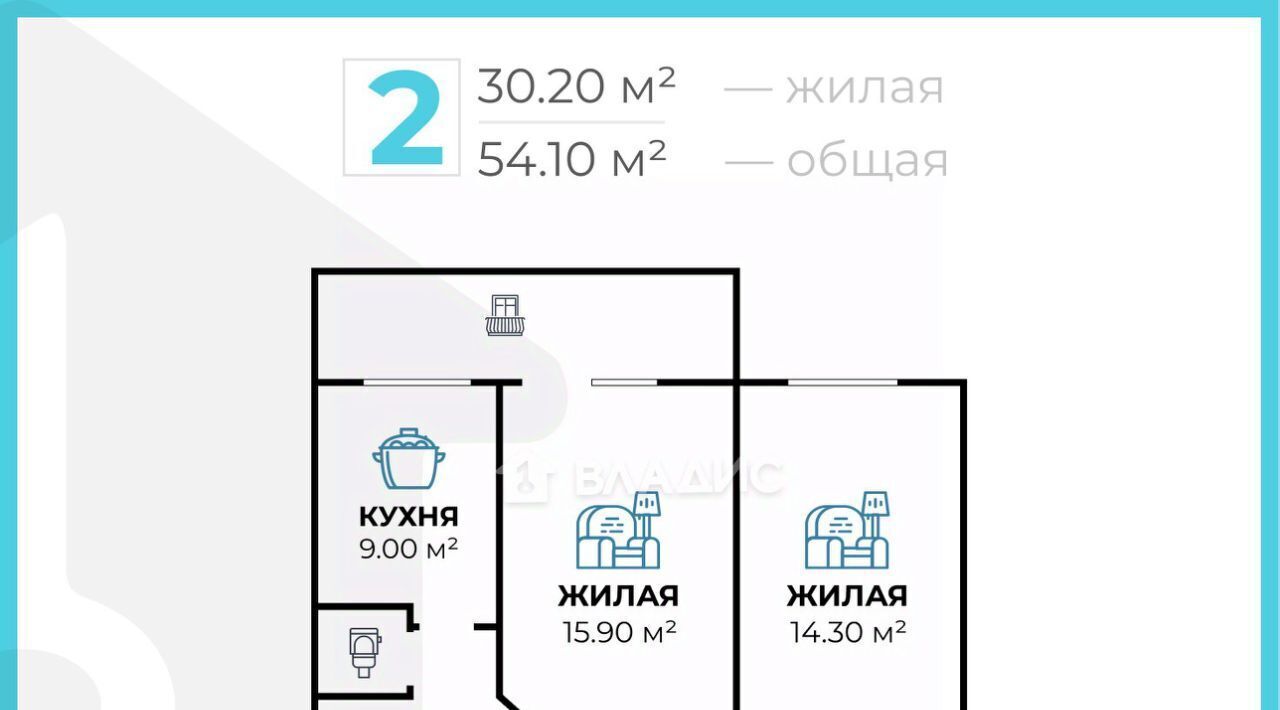 квартира г Волгоград р-н Дзержинский ул Шекснинская 40 фото 2