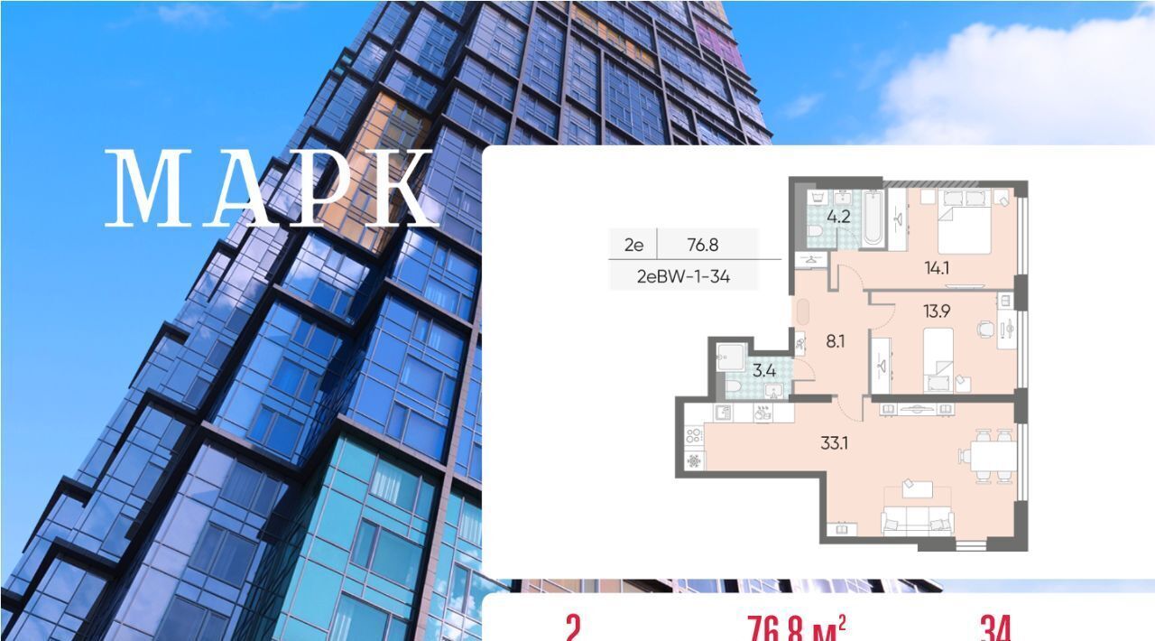 квартира г Москва метро ЗИЛ ЖК Маяк к 3 фото 1