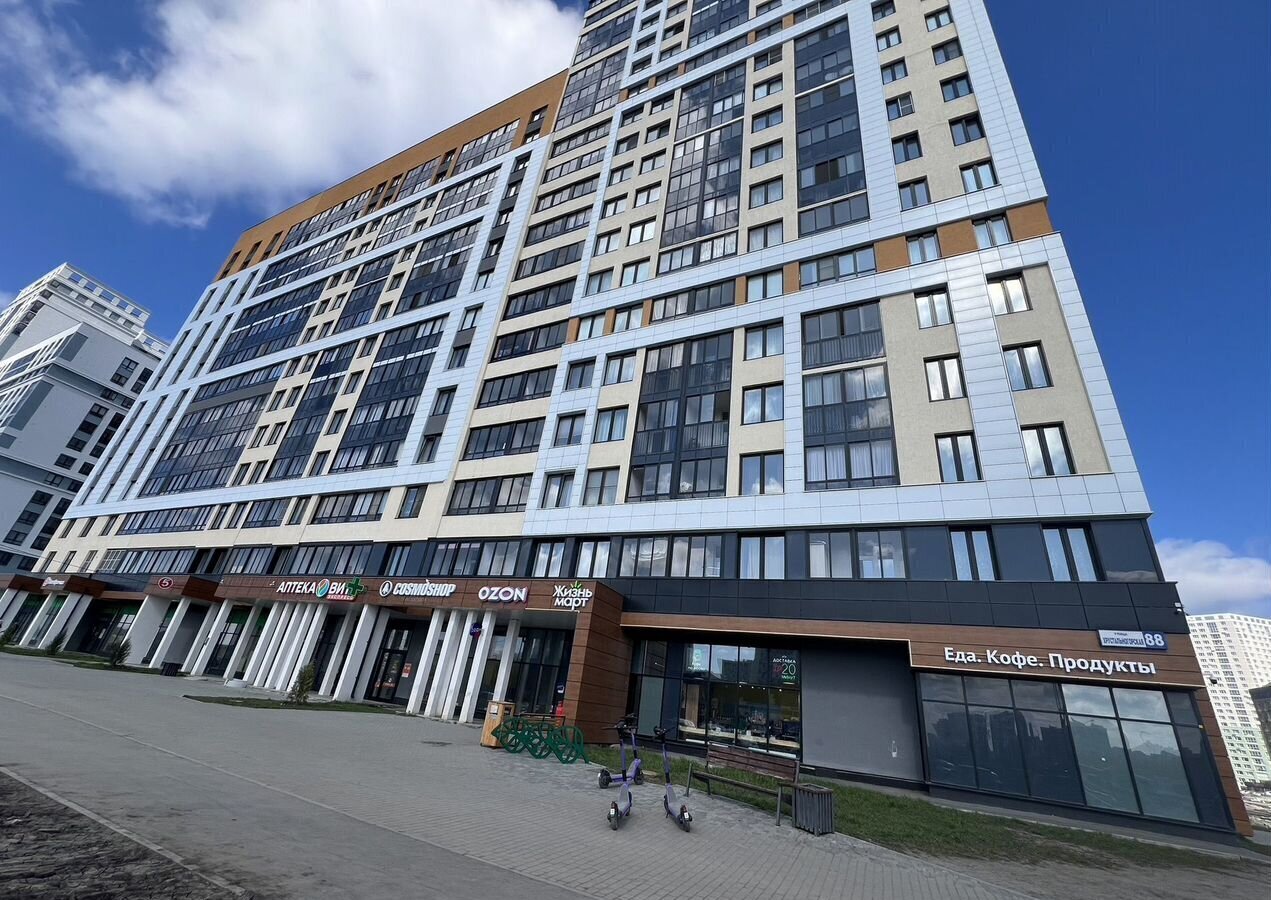 квартира г Екатеринбург Академический ул Хрустальногорская 88 фото 21