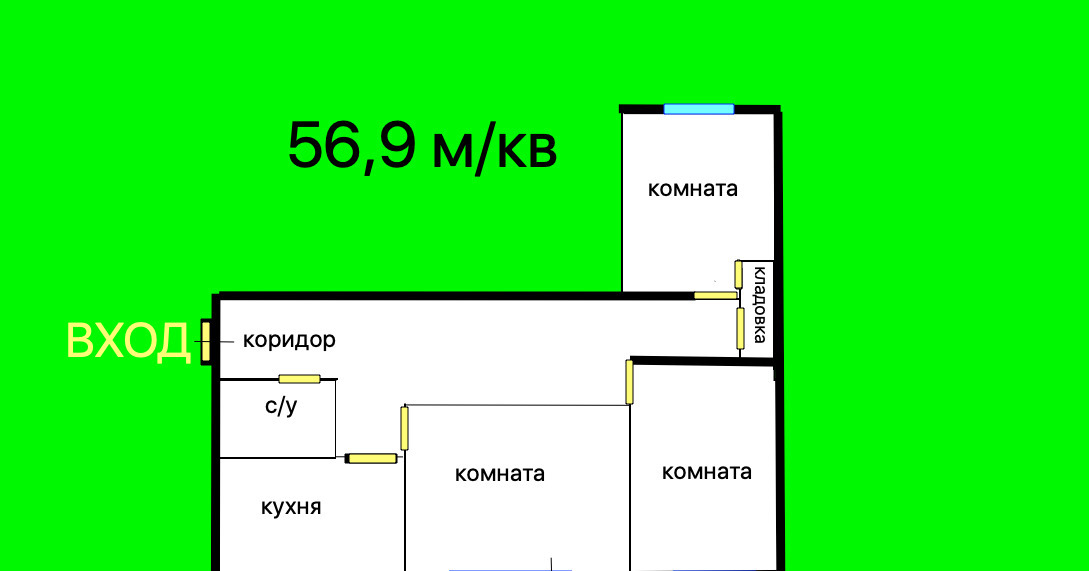 квартира г Воронеж 3 Интернационала, 3 фото 6