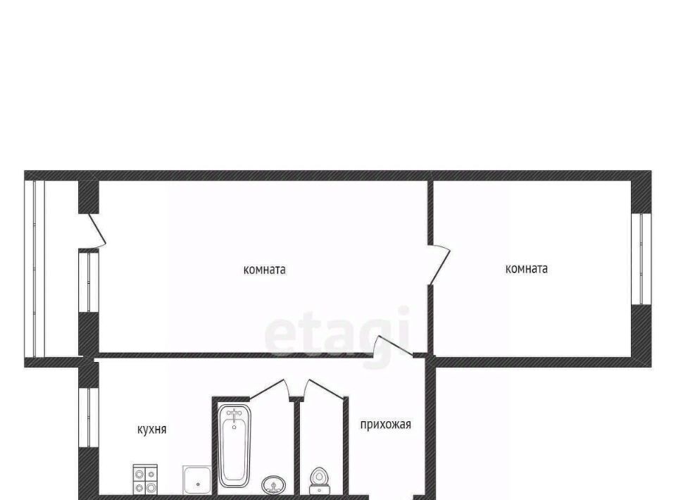 квартира р-н Киришский г Кириши б-р Молодежный 12 фото 2