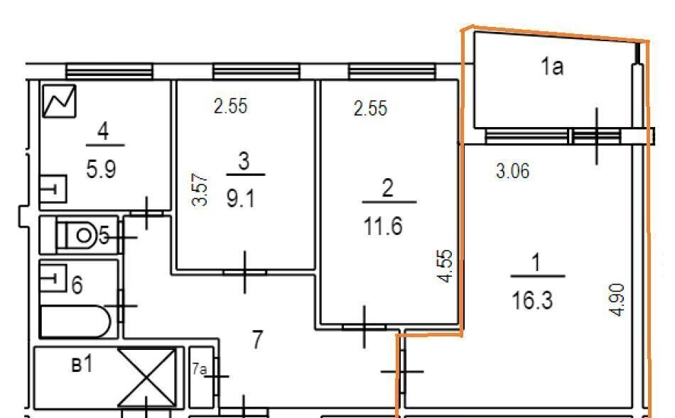 комната г Зеленоград Зеленоград-Крюково, к 802 фото 1