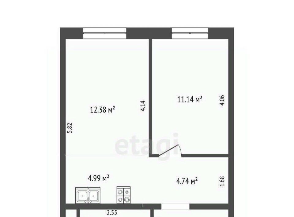 квартира г Сургут посёлок Медвежий Угол ул Высоковольтная 6/1 фото 1
