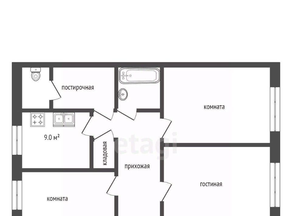 квартира г Муром ул Щербакова 29 фото 2