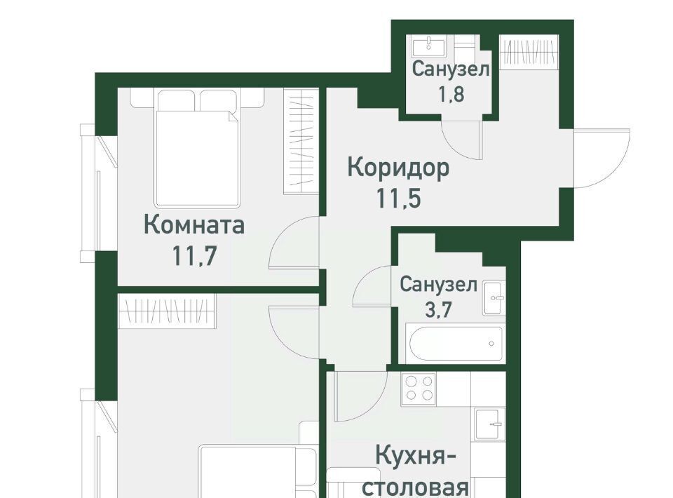 квартира г Челябинск Западный Привилегия мкр фото 1