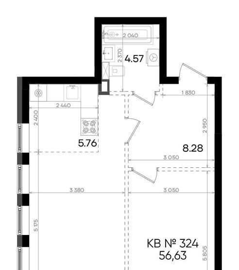 квартира г Казань метро Горки ул Аделя Кутуя 181ж фото 1