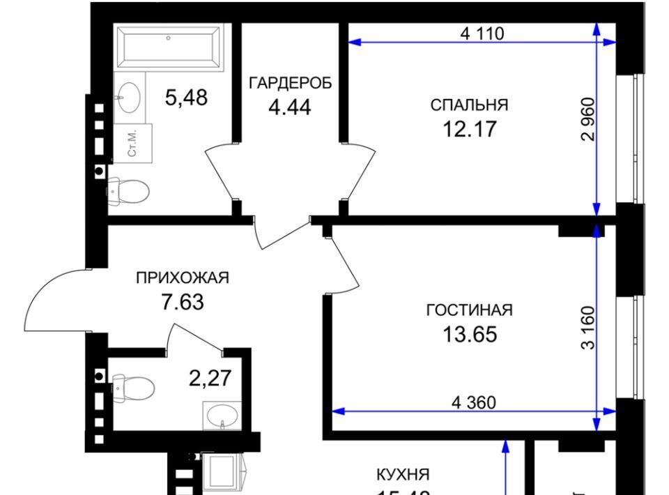 квартира р-н Гурьевский г Гурьевск ЖК «Включи» фото 1