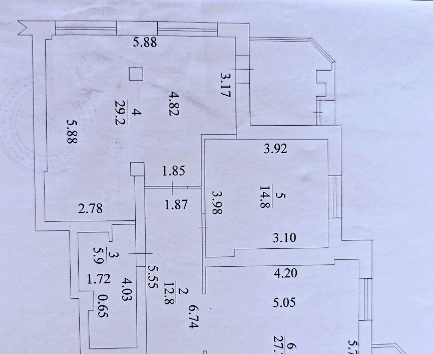 квартира г Кемерово р-н Ленинский пр-кт Комсомольский 45 фото 23