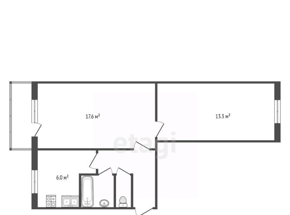 квартира г Кыштым ул Кооперативная 4 фото 2