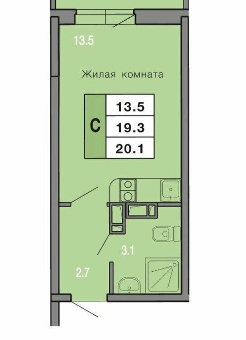 квартира г Краснодар р-н Прикубанский ул Тепличная 62/1к 5 ЖК «Акварели-2» фото 1